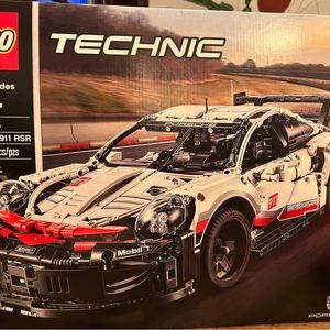 LEGO Technic Porsche 911 RSR - Black, White, and Red